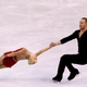 John Coughlin competing in the pairs short program with his partner, Caydee Denney, during the Prudential U.S. Figure Skating Championships at TD Garden in 2014.
